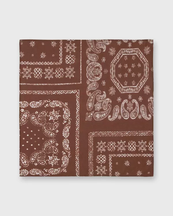 Clearance Sid Mashburn Bandana Brown Paisley