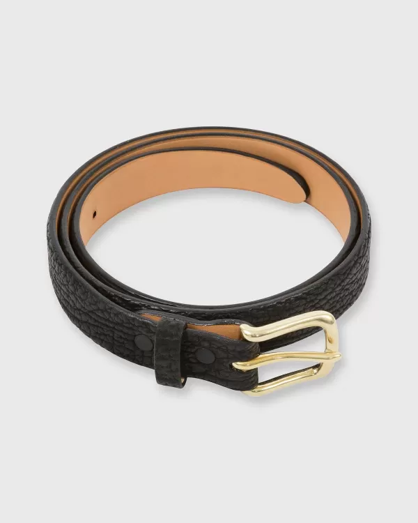 Best Sale Mashburn 1" Belt Black Sharkskin