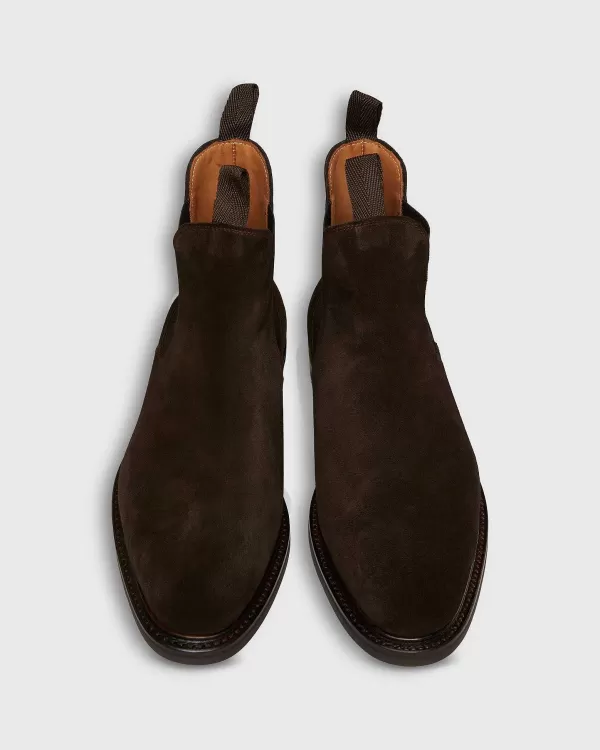 Cheap Sid Mashburn Chelsea Boot Bitter Chocolate Suede