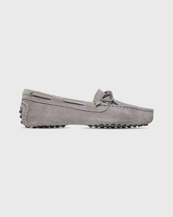 Store Ann Mashburn Driving Moccasin Pewter Suede