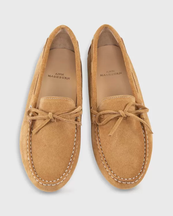 Hot Ann Mashburn Driving Moccasin Camel Suede