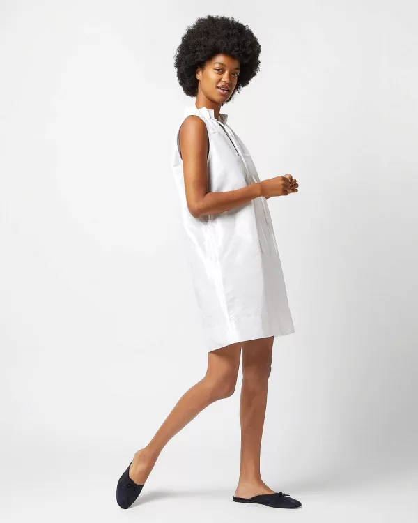 Best Sale Ann Mashburn Emilia Dress Ivory Silk Shantung