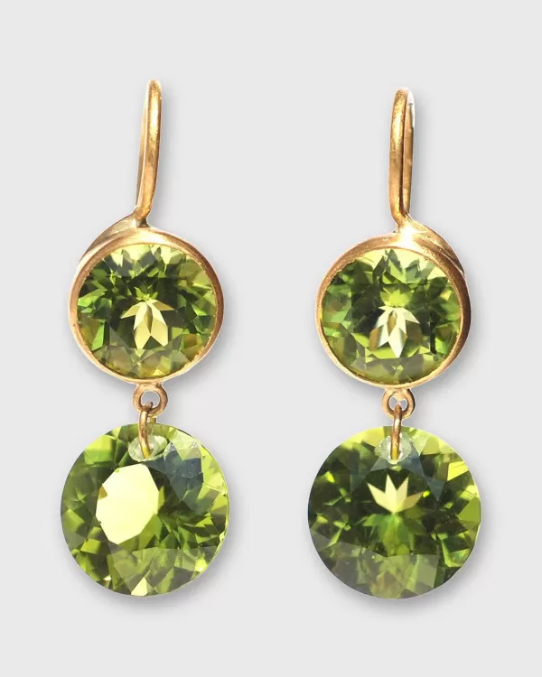 Cheap Marie-Hélène de Taillac Extra Small Incandescence Hook Earrings Peridot