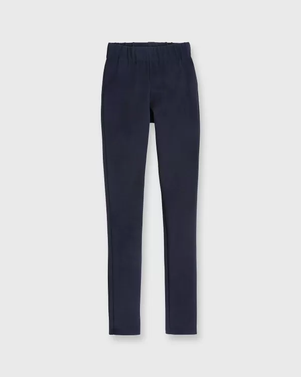 Discount Ann Mashburn Faye Legging Pant Navy Ponte Knit