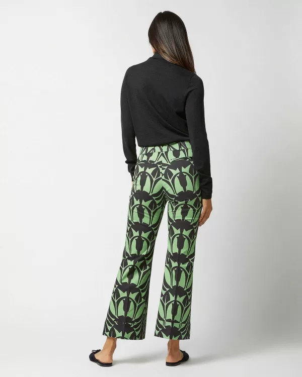 Cheap La DoubleJ Hendrix Pant Green Papyrus Heavy Stretch Cotton