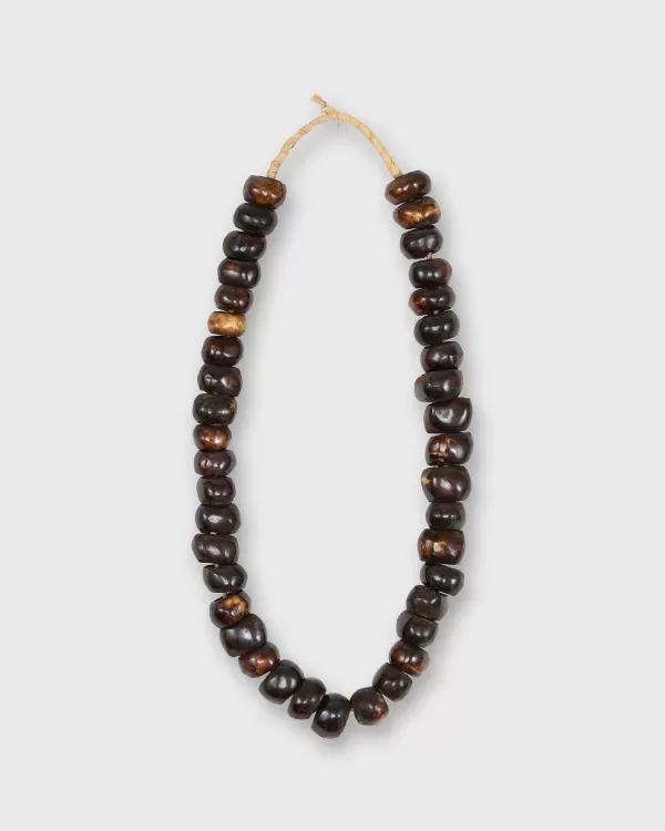 Best Sale Ann Mashburn Large Cowbone Beads Dark Brown