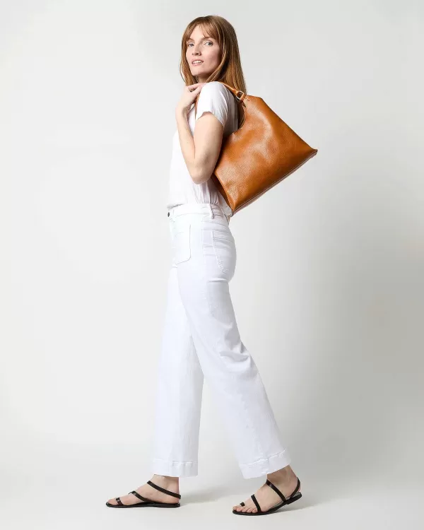 Best Ann Mashburn Sonia Shoulder Bag Tan Leather