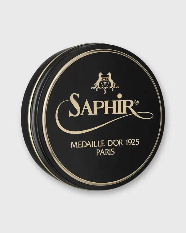 Cheap Saphir Wax Polish, 100 Ml Black (01)