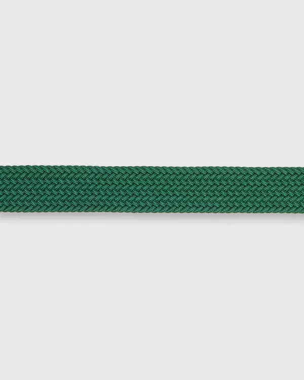 Discount Sid Mashburn 1.25" Woven Elastic Belt Green